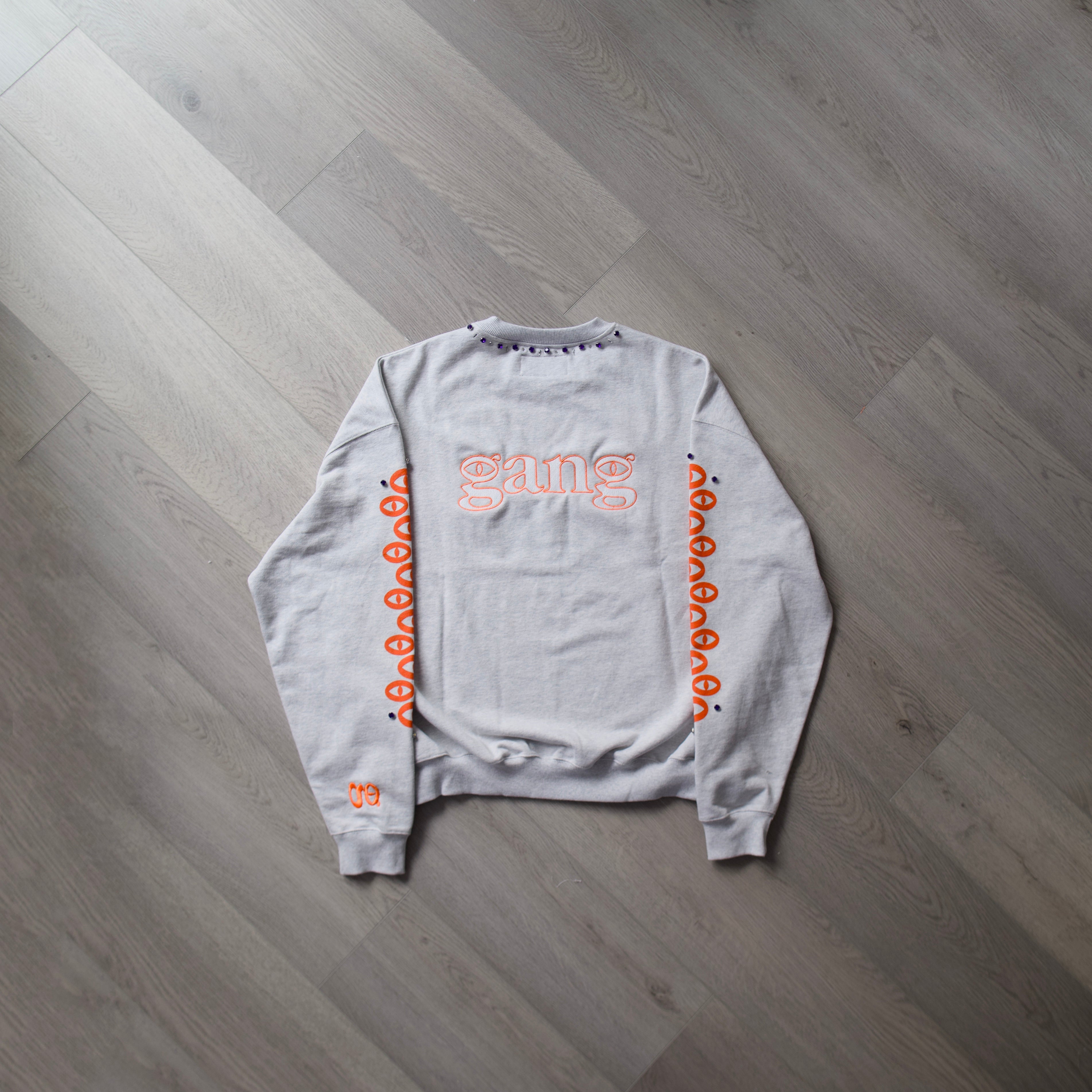 Knicks Gang 1-of-1 Heather Diamond Crew Neck