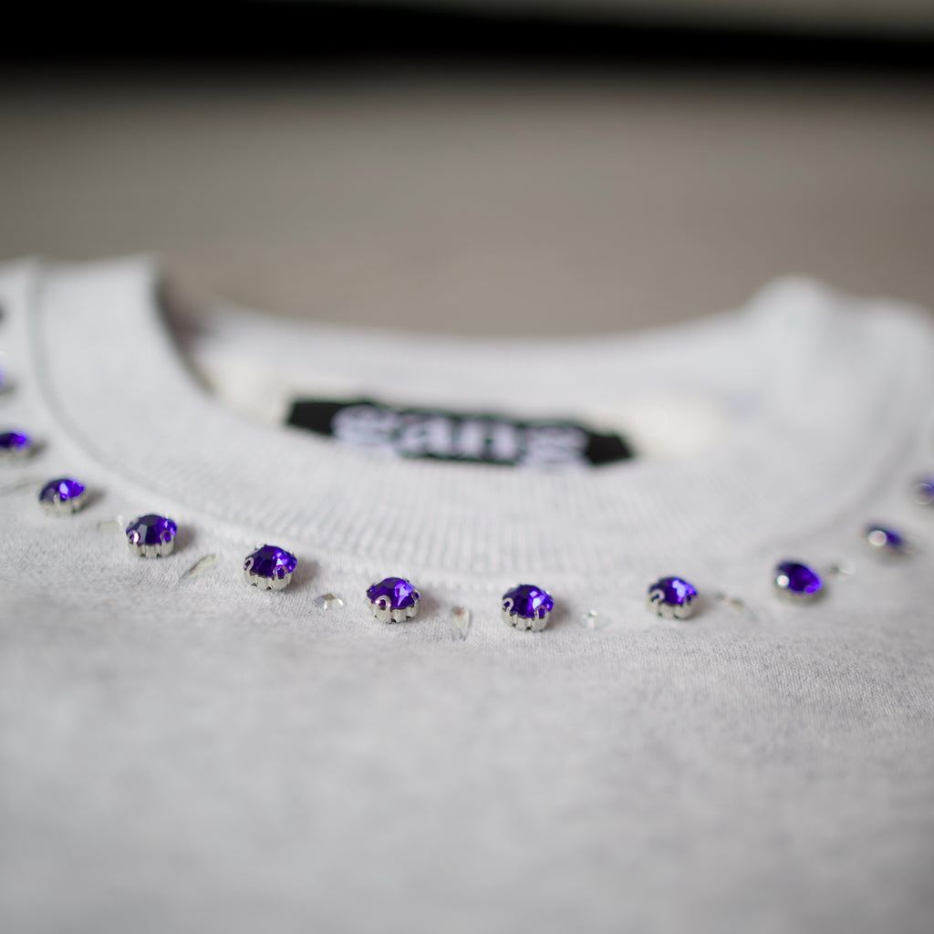 Knicks Gang 1-of-1 Heather Diamond Crew Neck